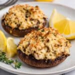 Crab Stuffed Portobello Mushrooms Recipe