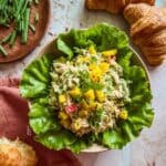 Peach Basil Chicken Salad Recipe