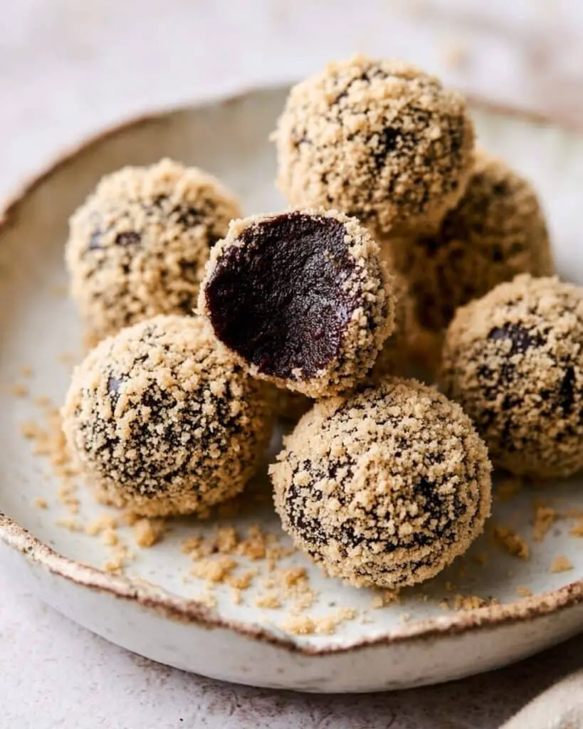 Chocolate Brownie Date Balls Recipe