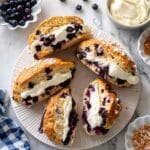 Healthy 3-Ingredient Air Fryer Blueberry Bagels Recipe