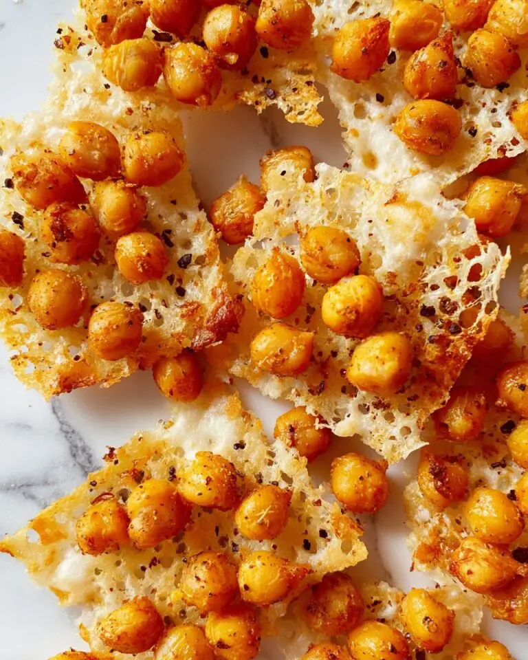 Crunchy Chickpea Parmesan Crisps Recipe
