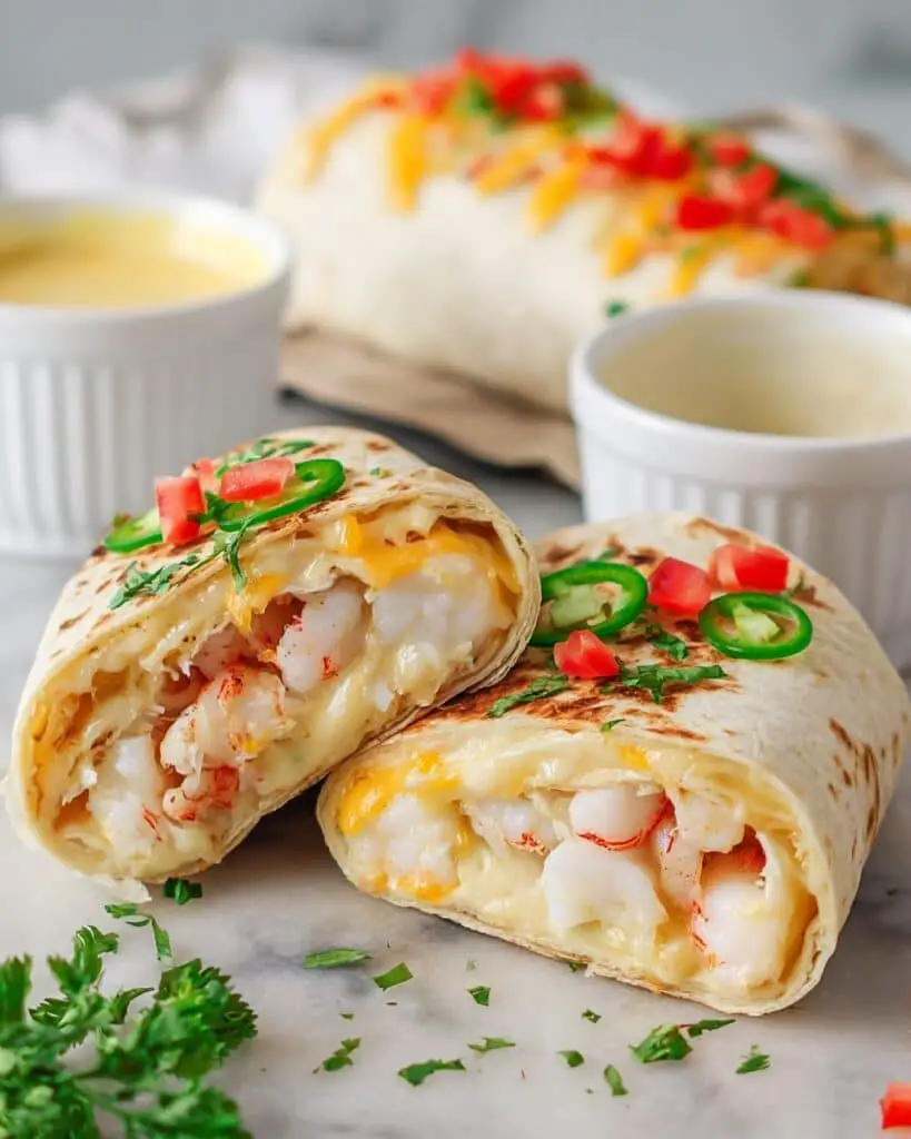 Baked Imitation Crab Chimichangas Recipe