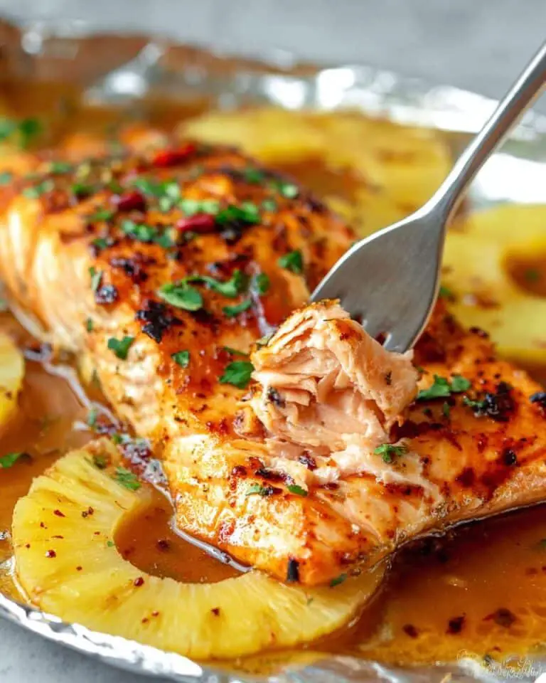 Sweet and Spicy Pineapple Salmon Recipe