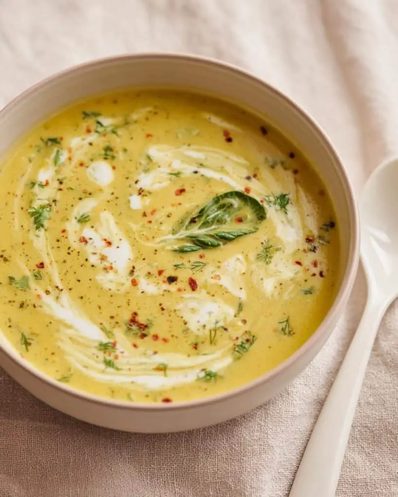 Creamy Spiced Coconut Cauliflower Soup Recipe