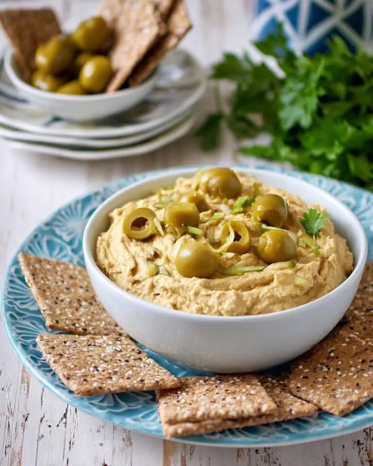 Olive Hummus (Vegan & GF) Recipe