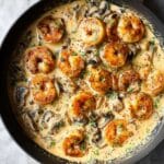Creamy Mushroom Shrimp Recipe
