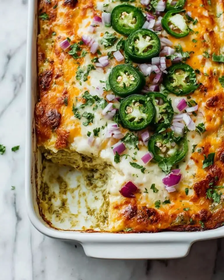 Delicious Salsa Verde Chicken Casserole Recipe