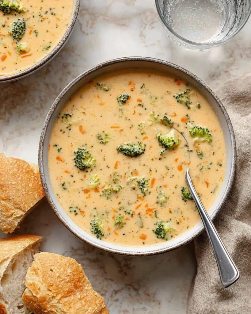 Instant Pot Broccoli Cheddar Soup Recipe