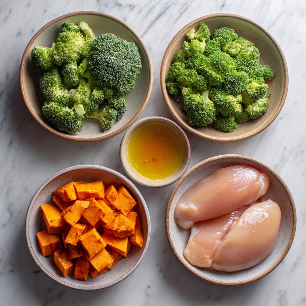 Amazing Sheet Pan Buffalo Chicken and Sweet Potato Bowls Recipe - Recipe Image