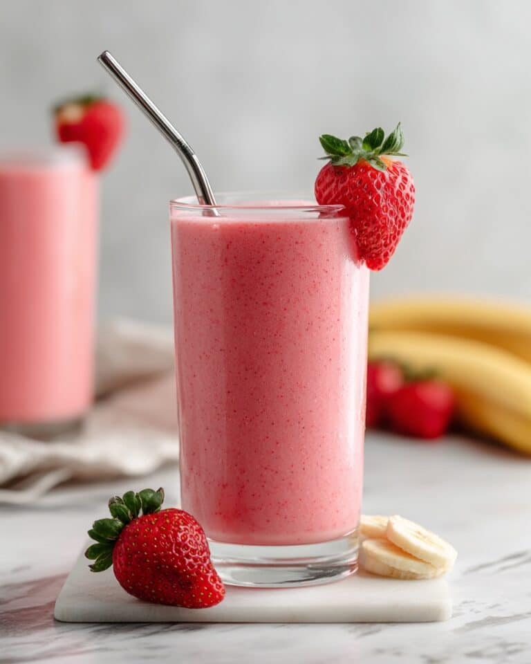 Vitamin C Packed Strawberry Orange Banana Smoothie Recipe