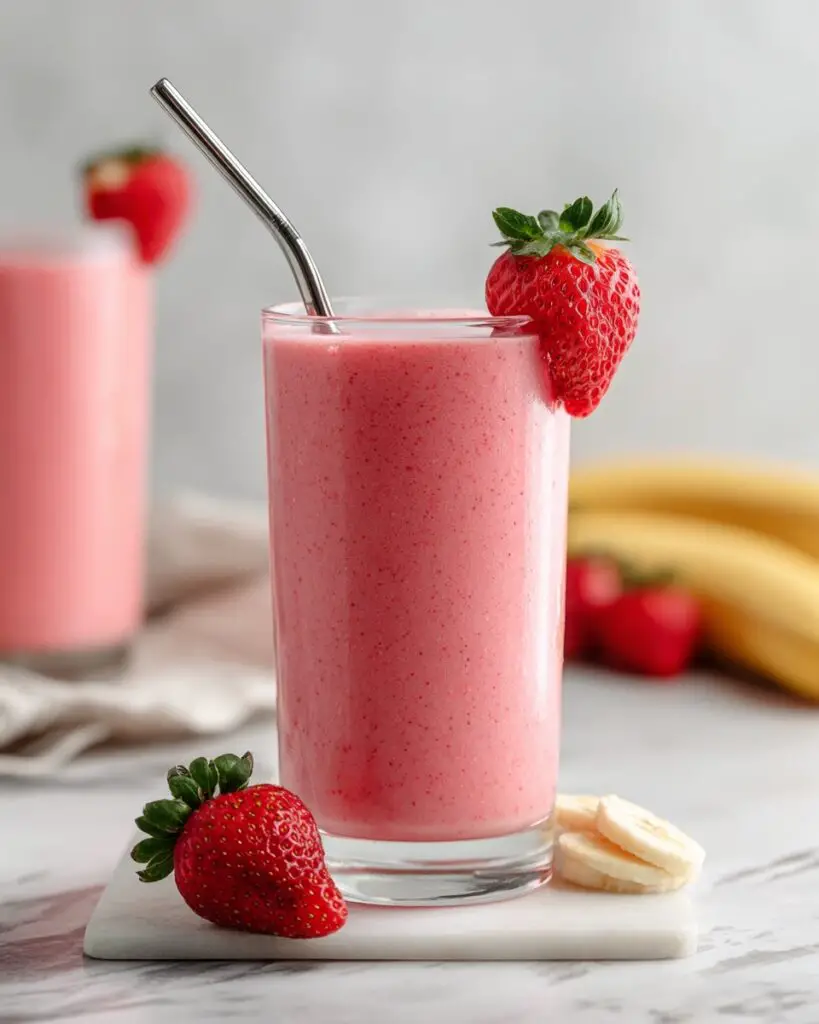 Vitamin C Packed Strawberry Orange Banana Smoothie Recipe