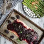 Oven Baked Salmon with Blackberry Barbecue Sauce Recipe