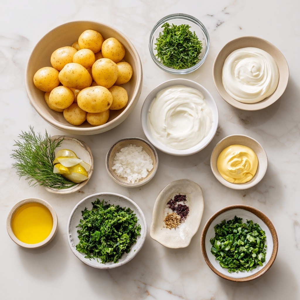 The image shows a white plate filled with a dish that has three main layers. The bottom layer is a creamy mix of white sauce with small yellow corn kernels and chopped green onions. On top of this, there are many pieces of golden-brown crispy fried chicken with a textured and crunchy coating. Scattered on top are more chopped green onions and a light sprinkling of white cheese or seasoning. On the side of the plate, there is a piece of bright yellow grilled corn with some dark brown grill marks. The plate sits on a white marbled surface. Photo taken with an iphone --ar 4:5 --v 7