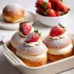 Strawberry Cheesecake Stuffed Donuts Recipe