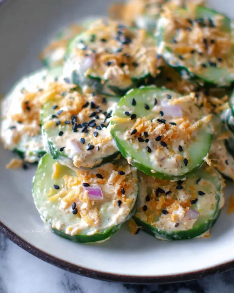 Jalapeno Popper Cucumber Salad Recipe