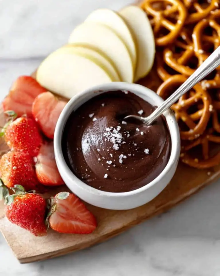 Brownie Batter Chocolate Hummus Recipe