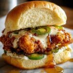 Jalapeno Honey Drenched Crispy Fried Chicken Sandwich Recipe