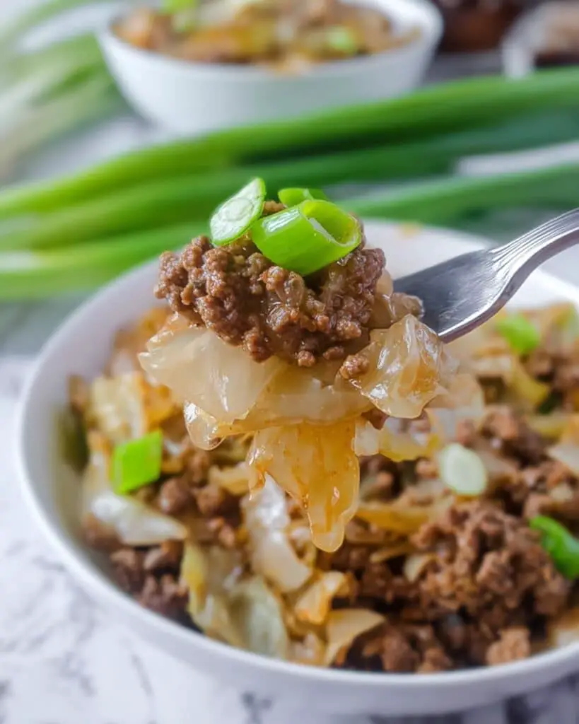 Low-Carb Mongolian Ground Beef and Cabbage: 20-Minute Meal Recipe