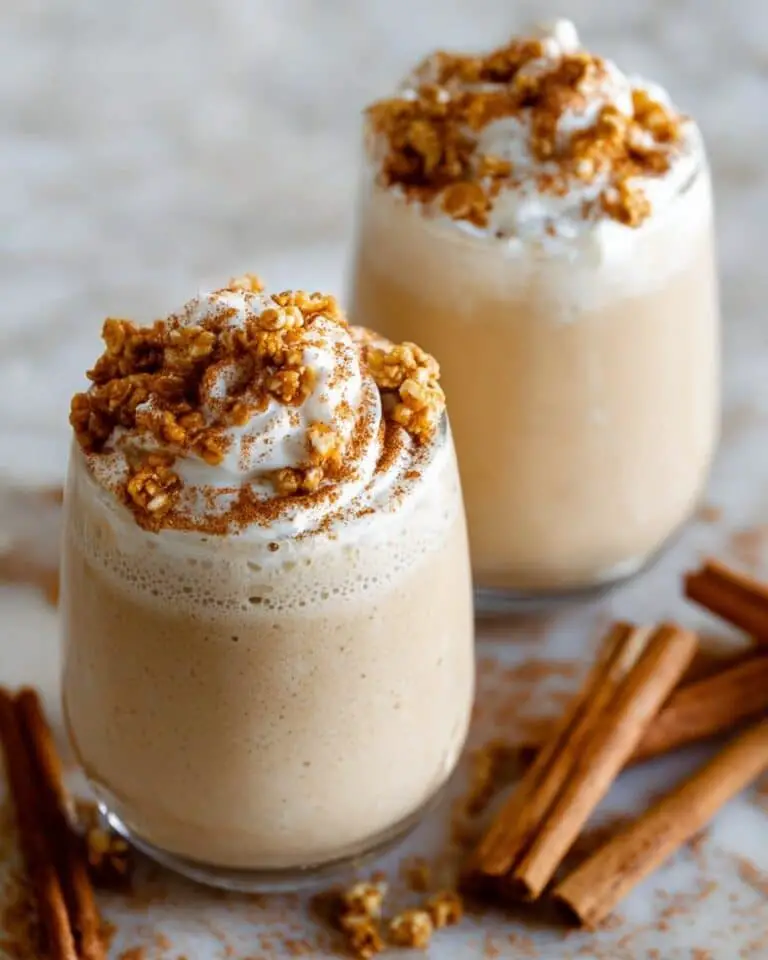 Cinnamon Roll Protein Shake Recipe