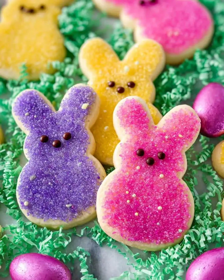 Easter Bunny Sugar Cookies with Frosting Recipe
