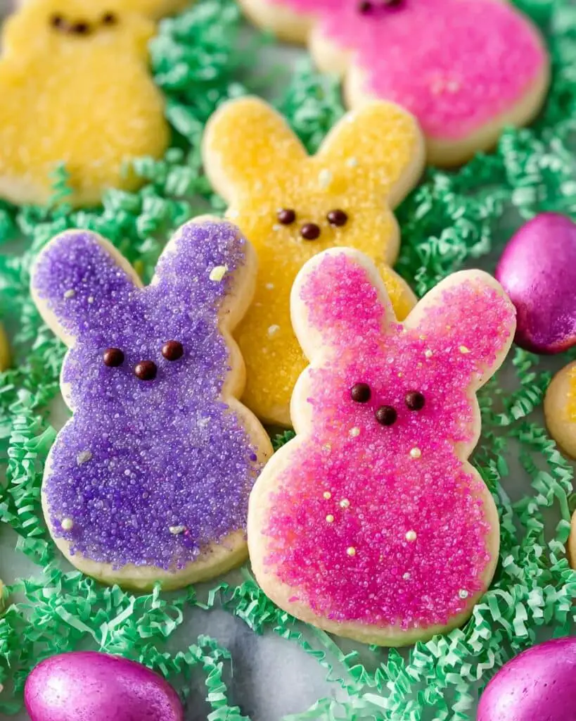 Easter Bunny Sugar Cookies with Frosting Recipe