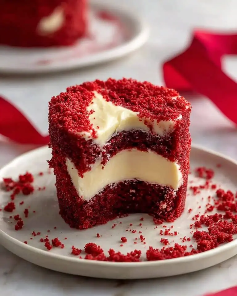 Homemade Red Velvet Brownie Bites Recipe