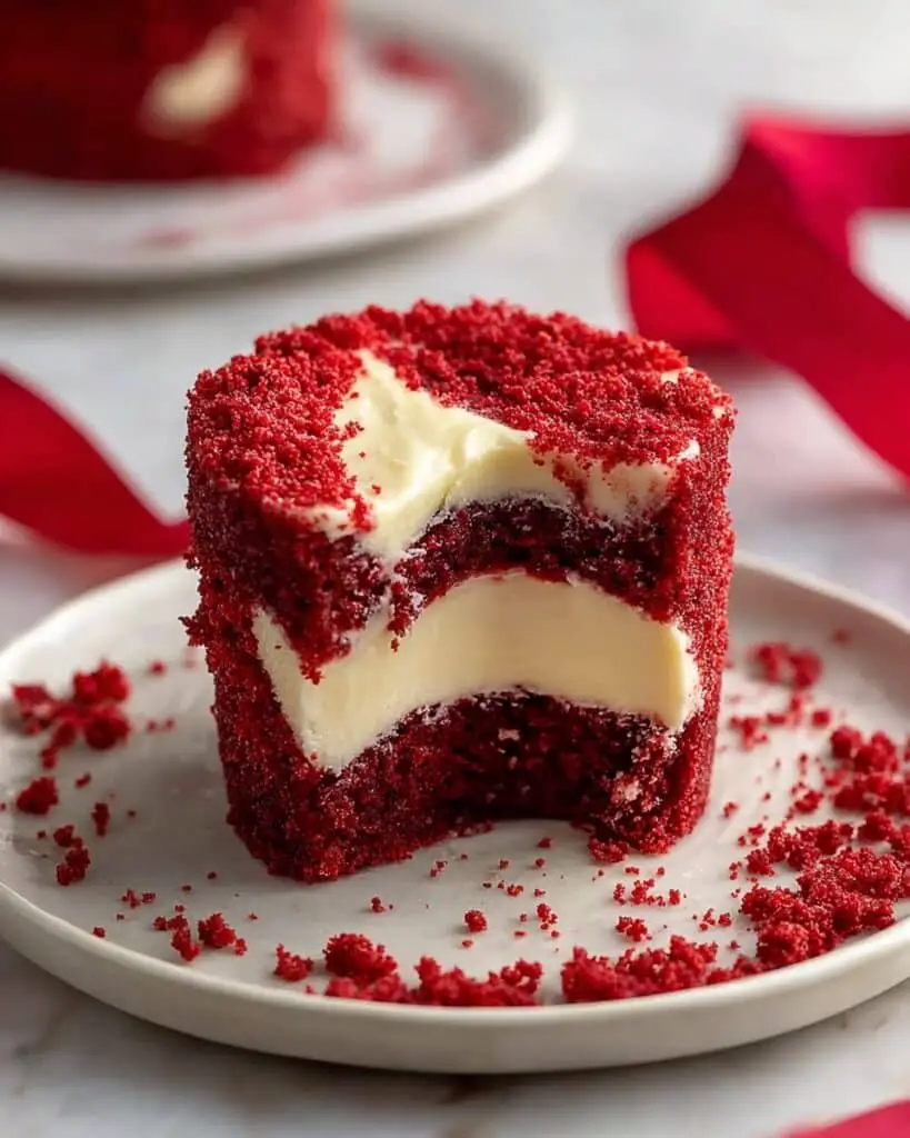 Homemade Red Velvet Brownie Bites Recipe