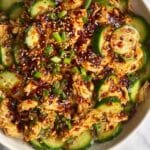 Thai Cucumber Salad with Chicken and Peanut Dressing Recipe