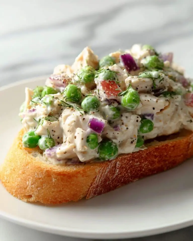 High Protein Sweet Pea Tuna Salad Recipe