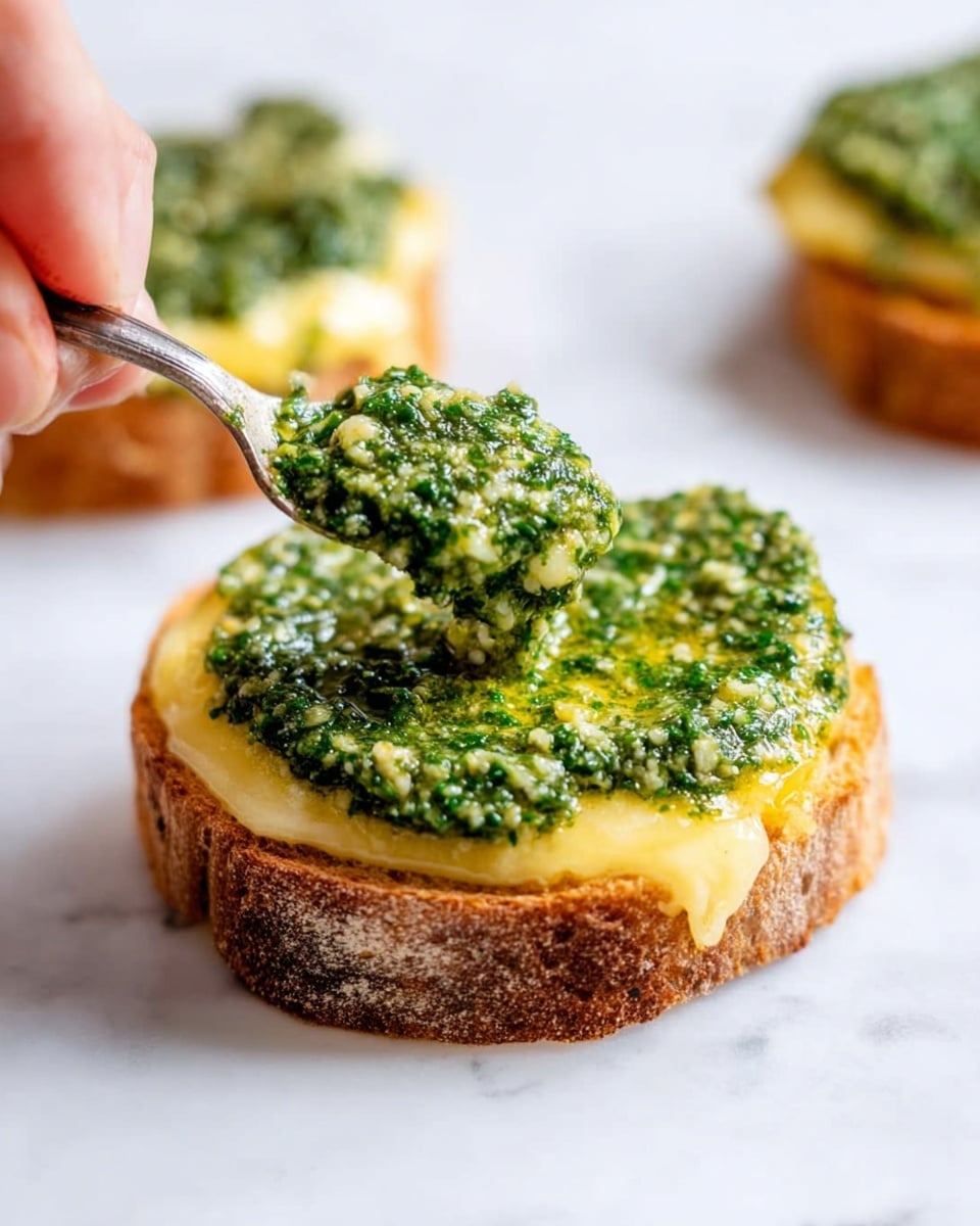 The image shows six brown English muffins with a rough texture and a slightly toasted top, placed in a row on a white marbled surface at the bottom left. Above them, on the left, there is a gray egg carton holding six white eggs with smooth shells. Near the eggs, a small white bowl holds coarse salt and black pepper. To the right of the eggs, there are three clear glass bowls: one with bright green pesto full of small bits, one with white milk, and one with yellowish egg whites. On the far right, a white bowl is filled with shredded pale yellow cheese. Each item is labeled with black text on white rectangular tags. The photo taken with an iphone --ar 4:5 --v 7