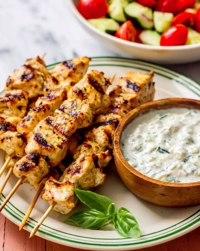 Juicy Greek Chicken Kabobs Recipe