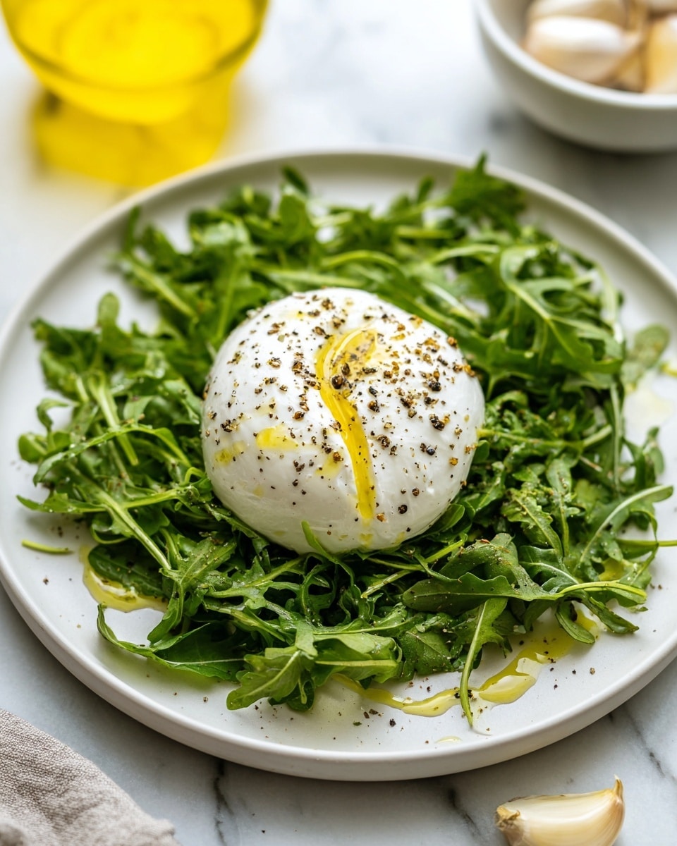 Arugula Burrata Salad Recipe
