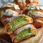 Matcha Almond Croissants Recipe