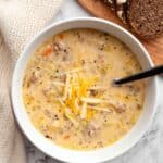 Instant Pot Cheeseburger Soup Recipe