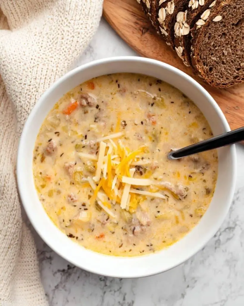 Instant Pot Cheeseburger Soup Recipe