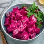 Beetroot Salad Dip With Greek Yogurt (Patzarosalata) Recipe