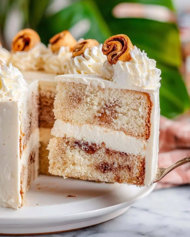 Cinnamon Roll Layer Cake Recipe