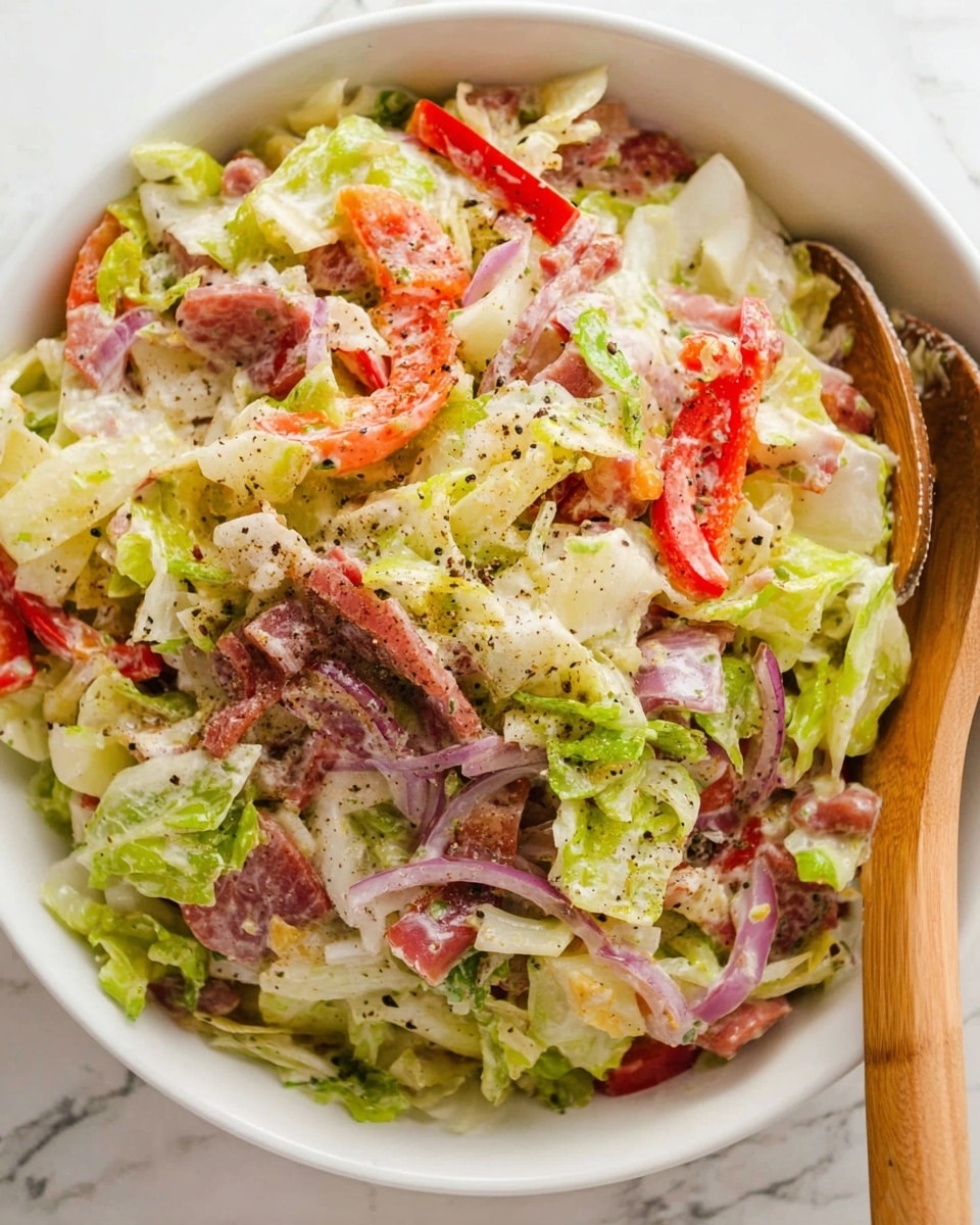 Italian Grinder Salad (Chopped Sub Salad) Recipe