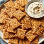 Crunchy Rote Linsencracker – Healthy Protein Snack Recipe