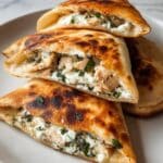 Crispy Pita with Chicken & Feta Recipe