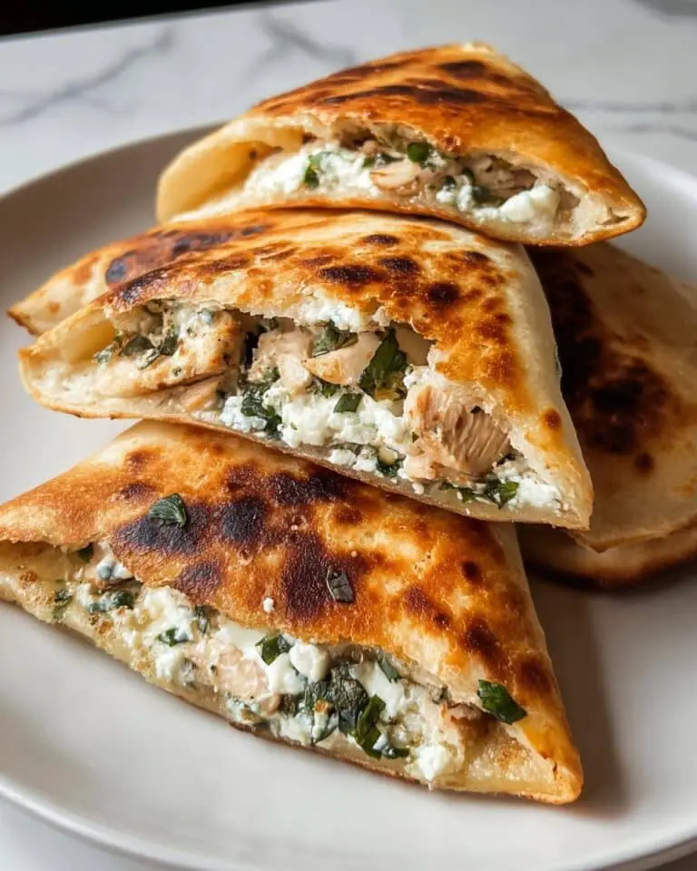 Crispy Pita with Chicken & Feta Recipe