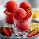 Fresh Strawberry Sorbet Recipe