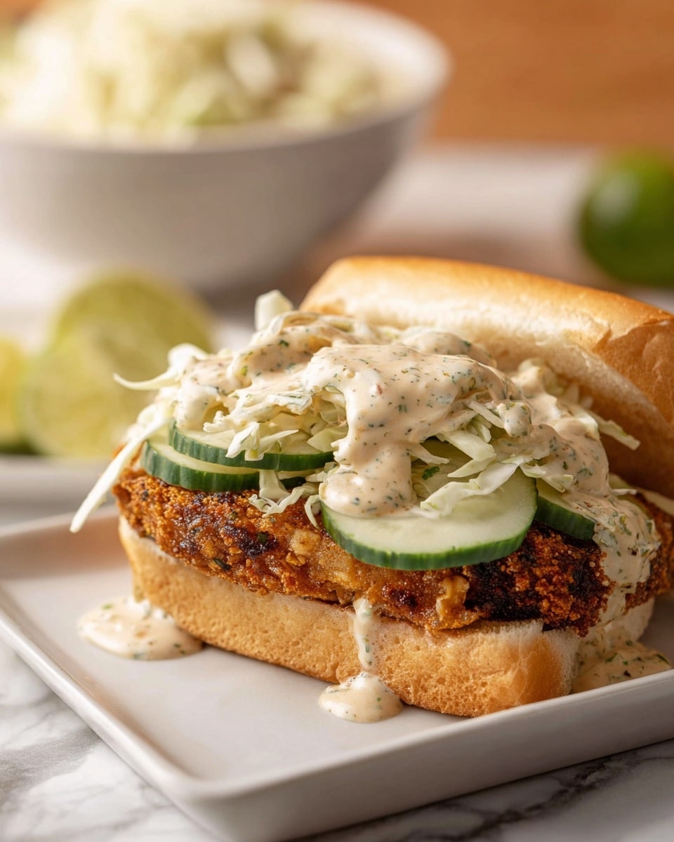 Top view of a clear blender bowl sitting on a white marbled surface with a white cloth featuring thin black and green stripes slightly draped underneath it. Inside the blender, several ingredients are visible in separate sections: a white creamy layer on the left side, a dark red chunky sauce on top of it, bright green fresh cilantro leaves on the right side filling about a third of the bowl, and a black round object in the middle possibly the blender blade cover. The inside walls of the blender have small amounts of liquid and some cream. Photo taken with an iphone --ar 4:5 --v 7