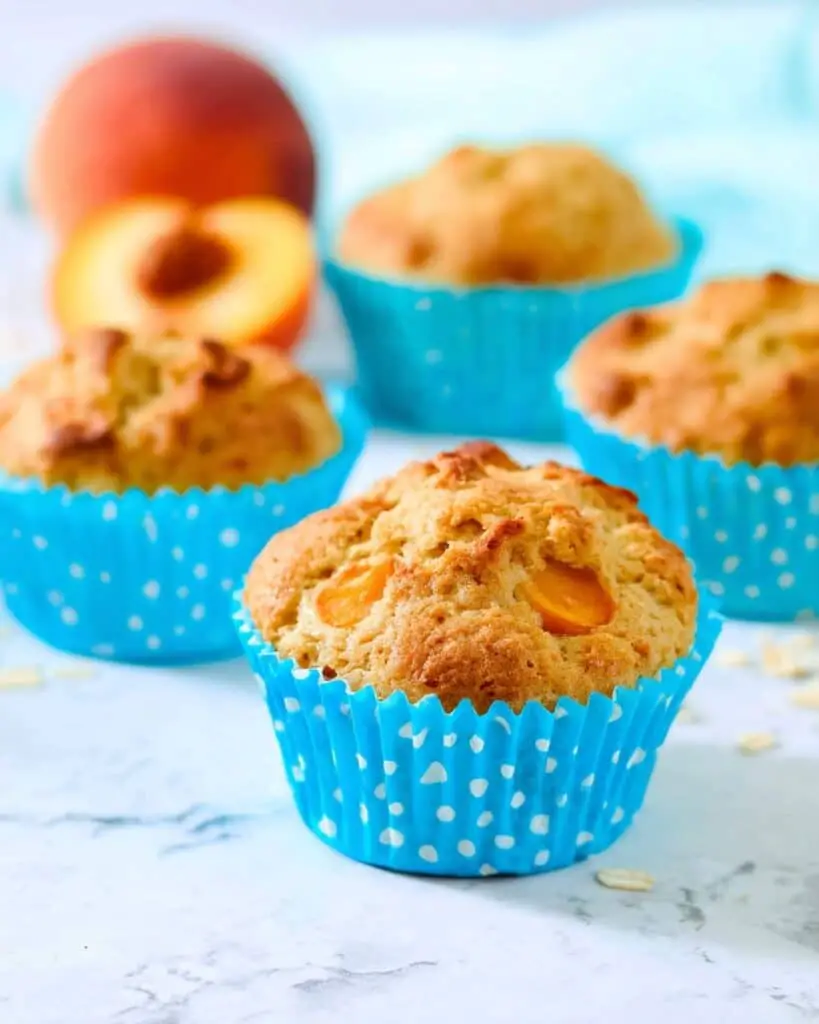 Vegan Peach Muffins Recipe