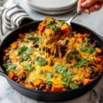 Butternut Squash and Black Bean Enchilada Skillet Recipe