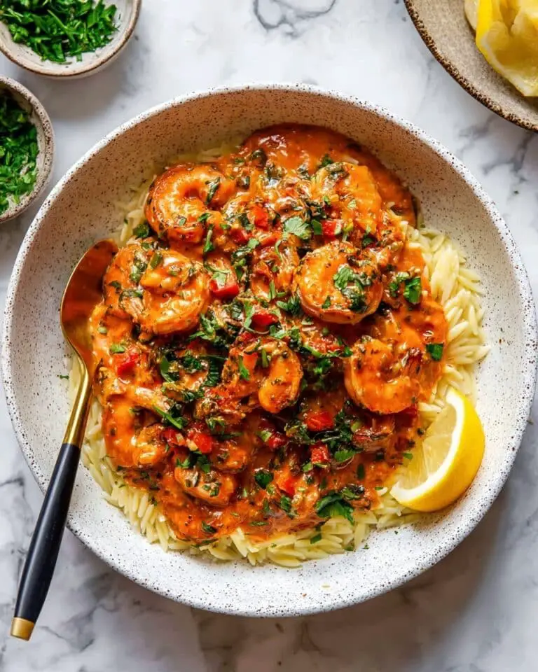 Creamy Garlic-Paprika Shrimp Skillet Recipe