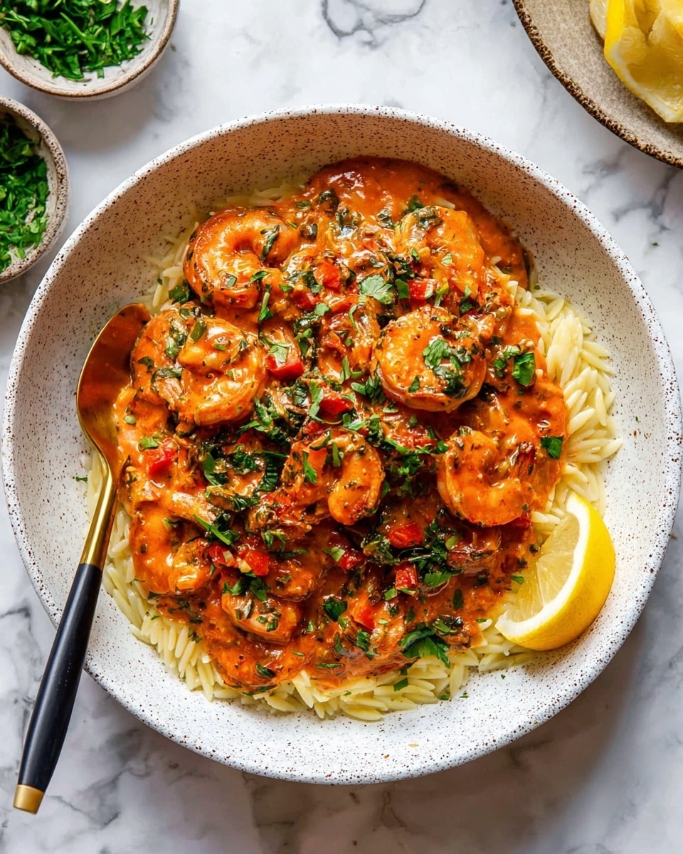 Creamy Garlic-Paprika Shrimp Skillet Recipe
