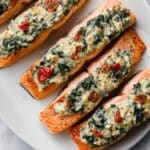 Stuffed Salmon with Spinach and Feta Recipe