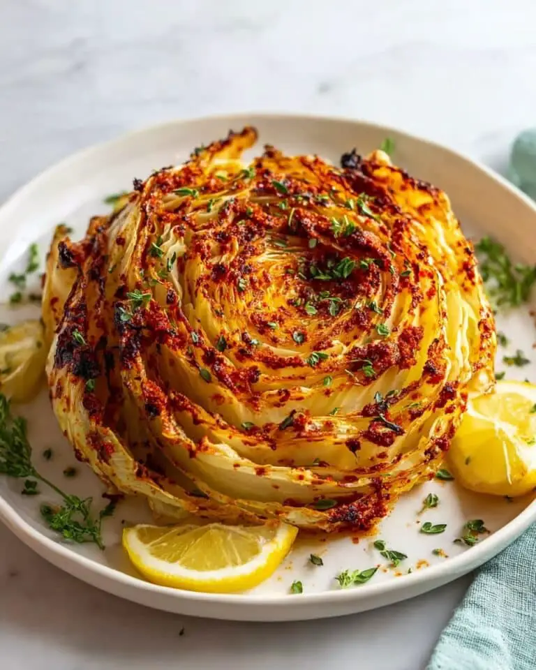 Viral TikTok Cajun Butter Baked Cabbage Recipe