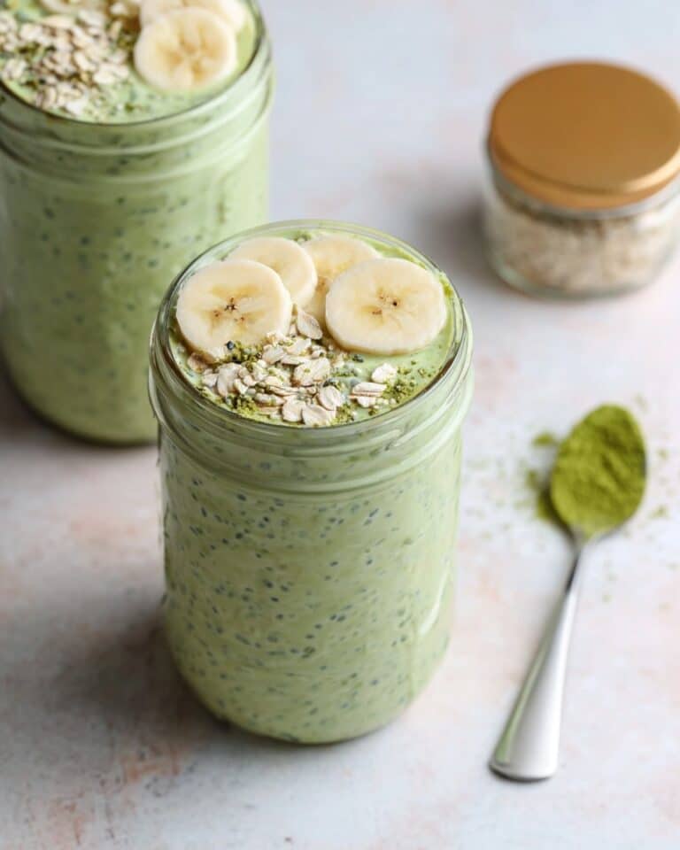 Matcha Overnight Oats Recipe